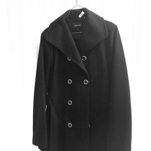 Navy Blue Nine West Pea Coat